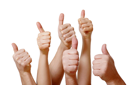 thumbs up