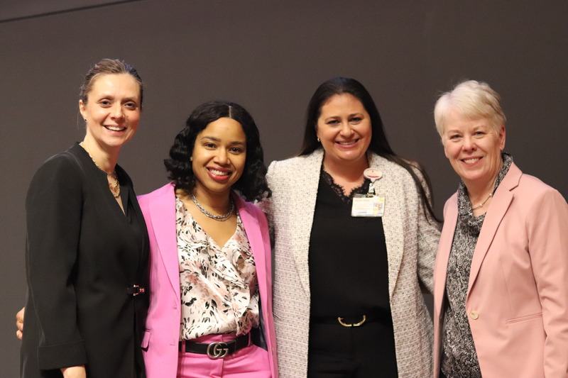 Dr. Krajewski, Patricia Cooper, Ally Silver and Anne Walsh-Feeks
