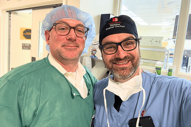 Drs. Georgakis and Benjamin Golas