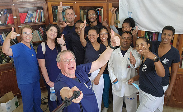 Health Sciences Faculty Joins Mission to Cape Verde